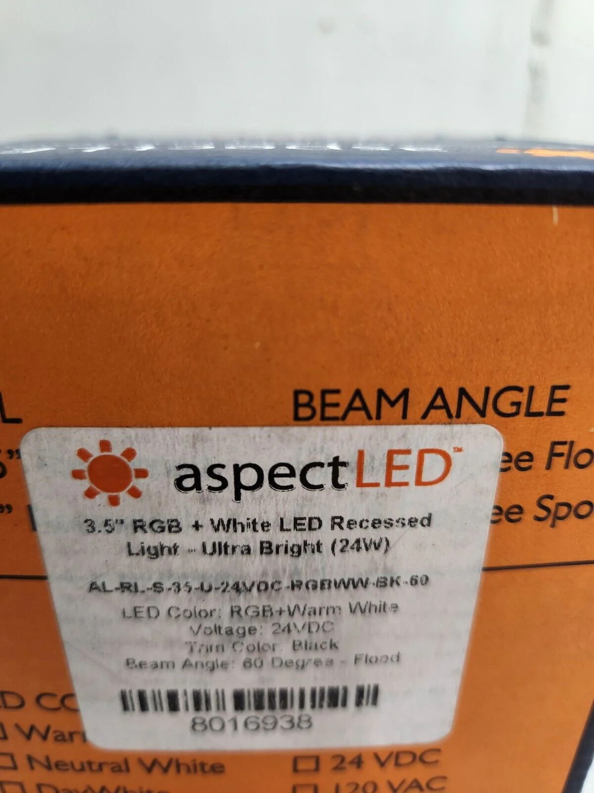 3.5" RGB + Warm White LED Recessed Light - Ultra Bright (24W)   Black Flood - Image 3
