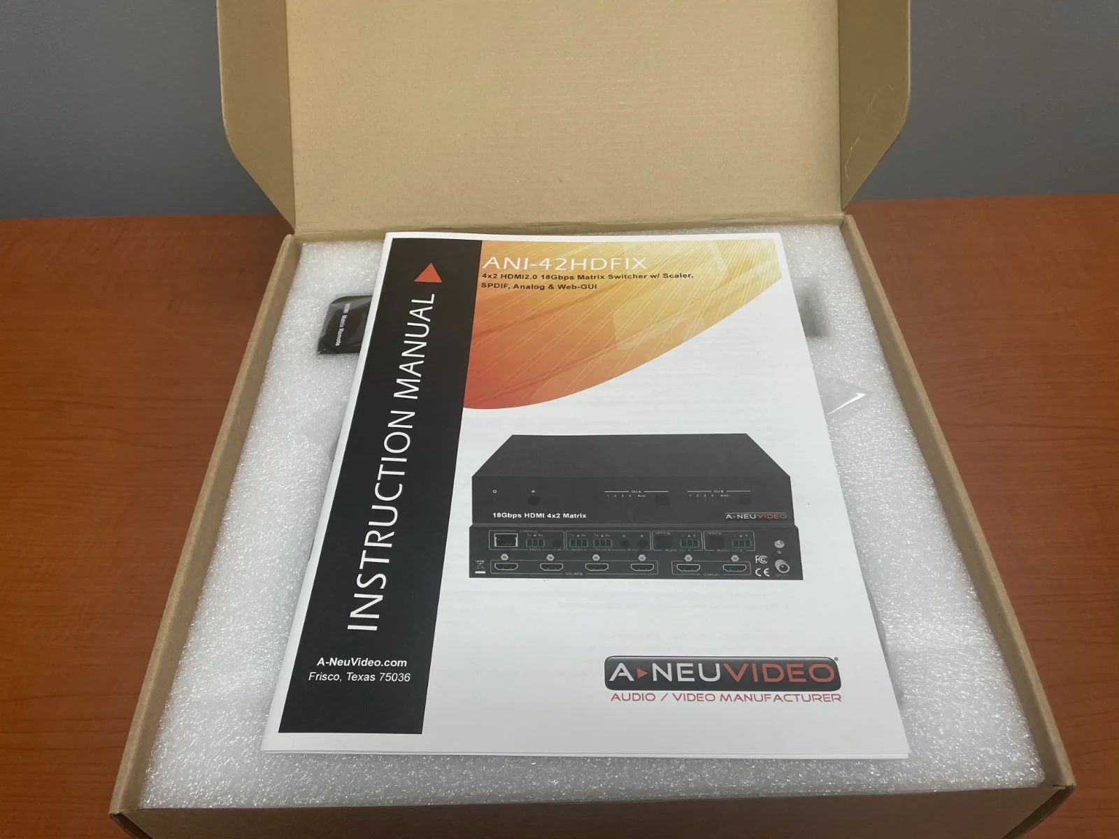 A-Neuvideo 4x2 HDMI 2.0 18 Gb/s Matrix Switcher with Scaler ANI-42HDFIX - Image 3
