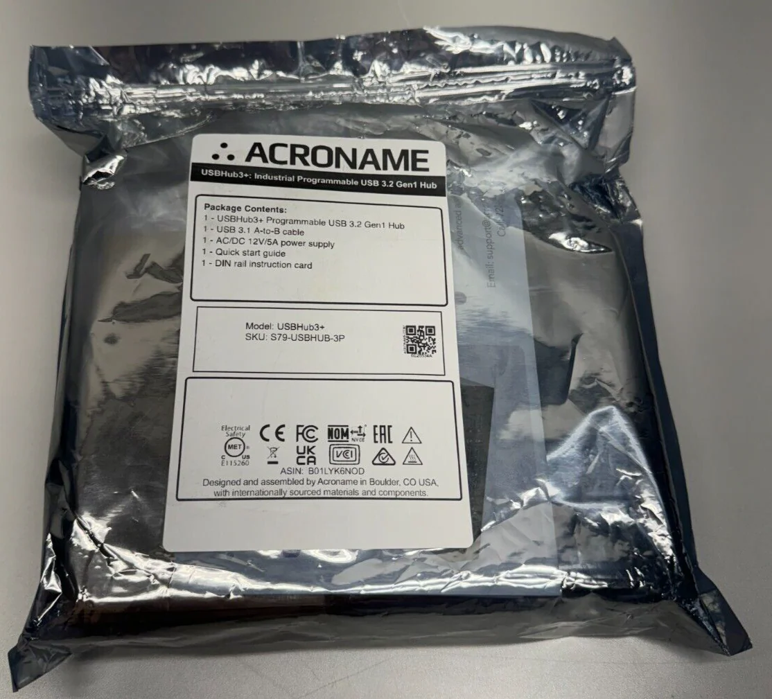 Acroname USBHub3+ Industrial Programmable USB 3.2 Gen1 Hub