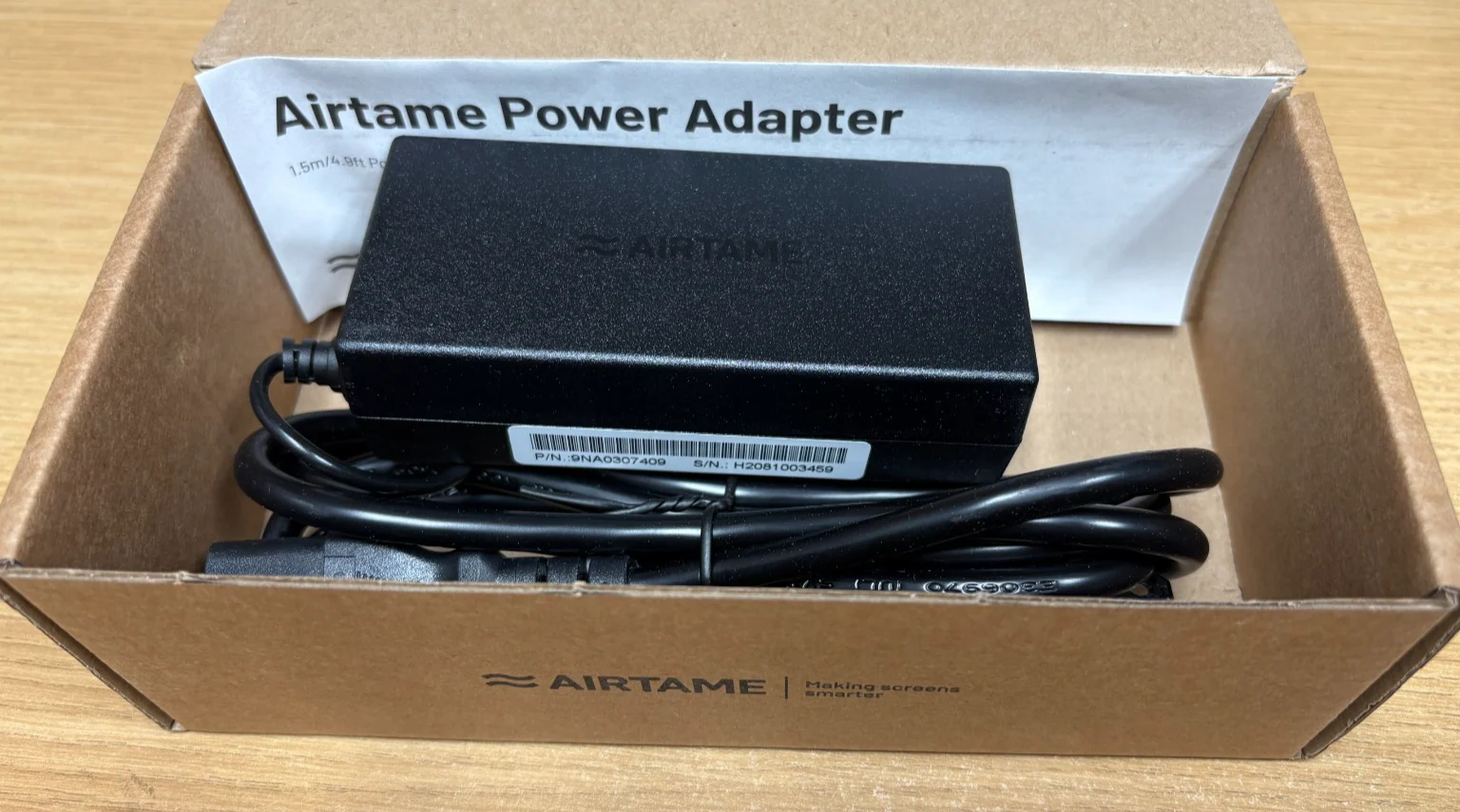 Airtame Power Adapter for Airtame Hub Device (P/N: AT-CD1-PSU-US) - Image 3