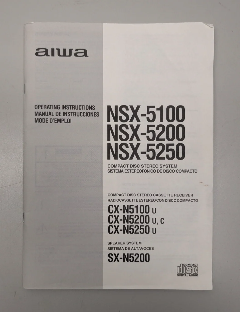 AIWA NSX-5200 Stereo System - Image 10