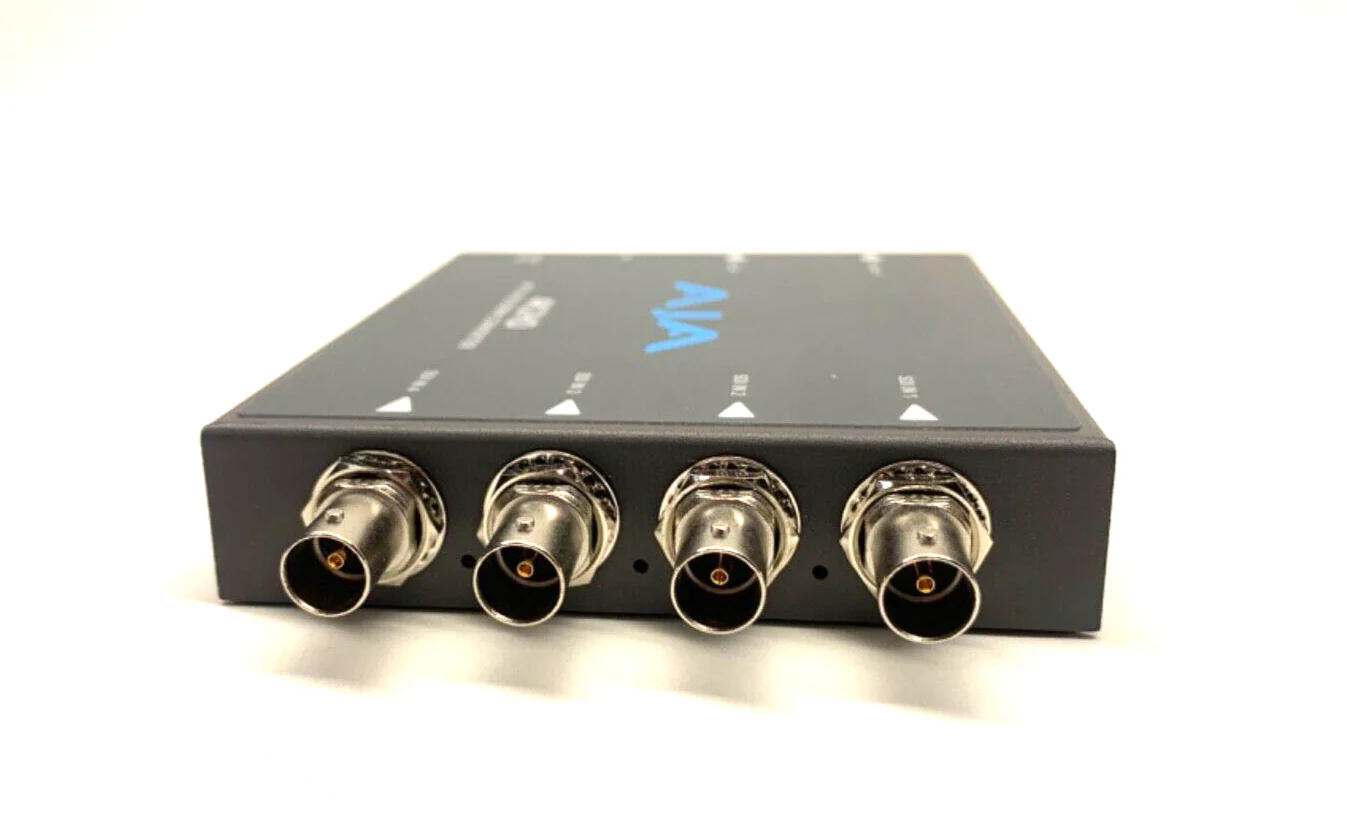 AJA 4K2HD 4K/UHD to 3G/HD/SD-SDI and HDMI Downconverter (No Power Supply) - Image 3