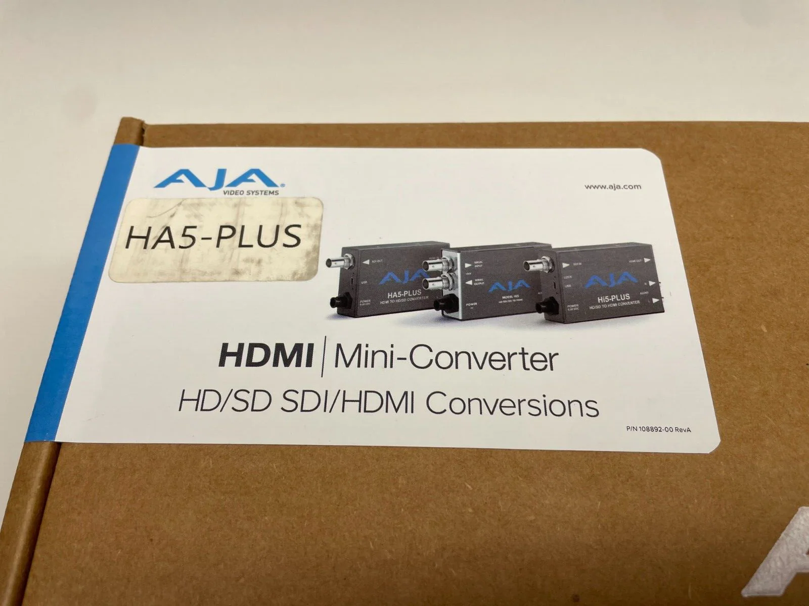 AJA HA5-PLUS HDMI to 3G-SDI Mini-Converter - Image 2