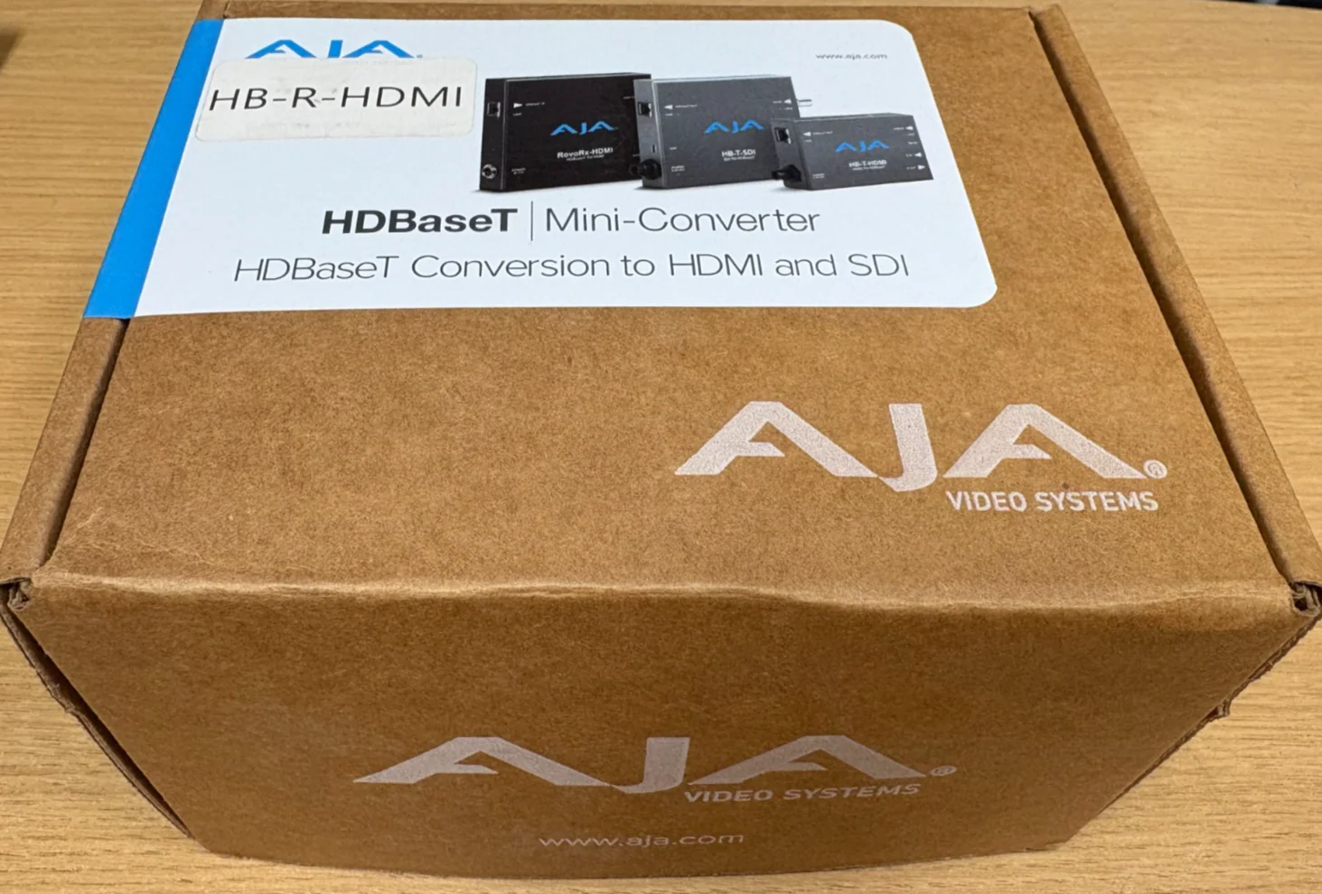 AJA HB-R-HDMI-R0 HD BaseT to HDMI Converter with Power Adapter (P/N: K0496984) - Image 2