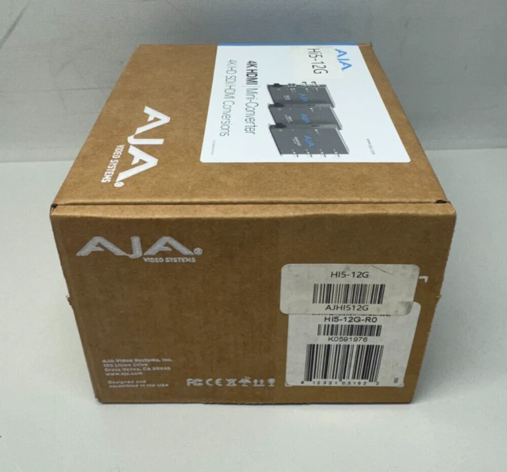 Aja HI5-12G / 12G-SDI to HDMI 2.0 Mini-Converter, Up to UHD 4K60 Output - Image 2