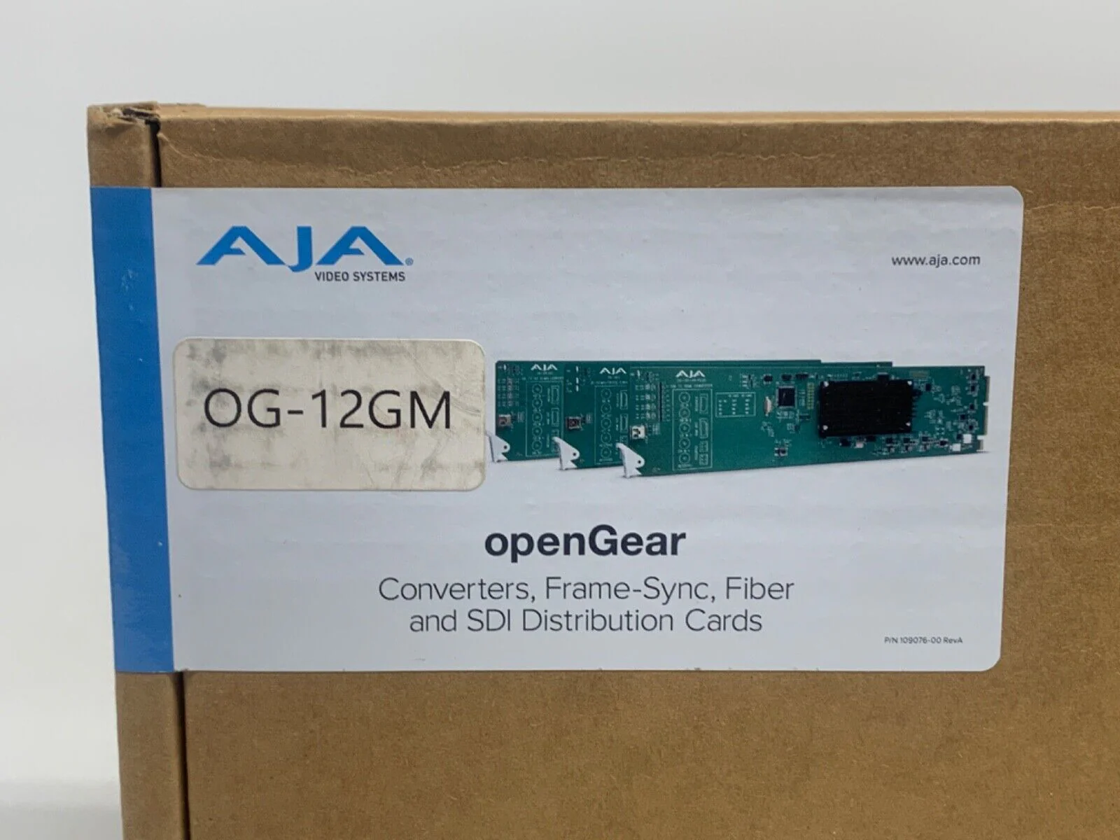 AJA OG-12GM 12G-SDI to/from SDI Muxer/Demuxer openGear Card