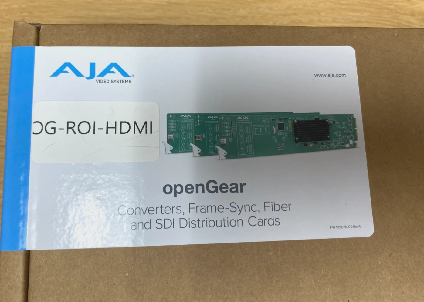 AJA OpenGear HDMI 2.0 to 12G-SDI Converter (OG-ROI-HDMI) - Image 2