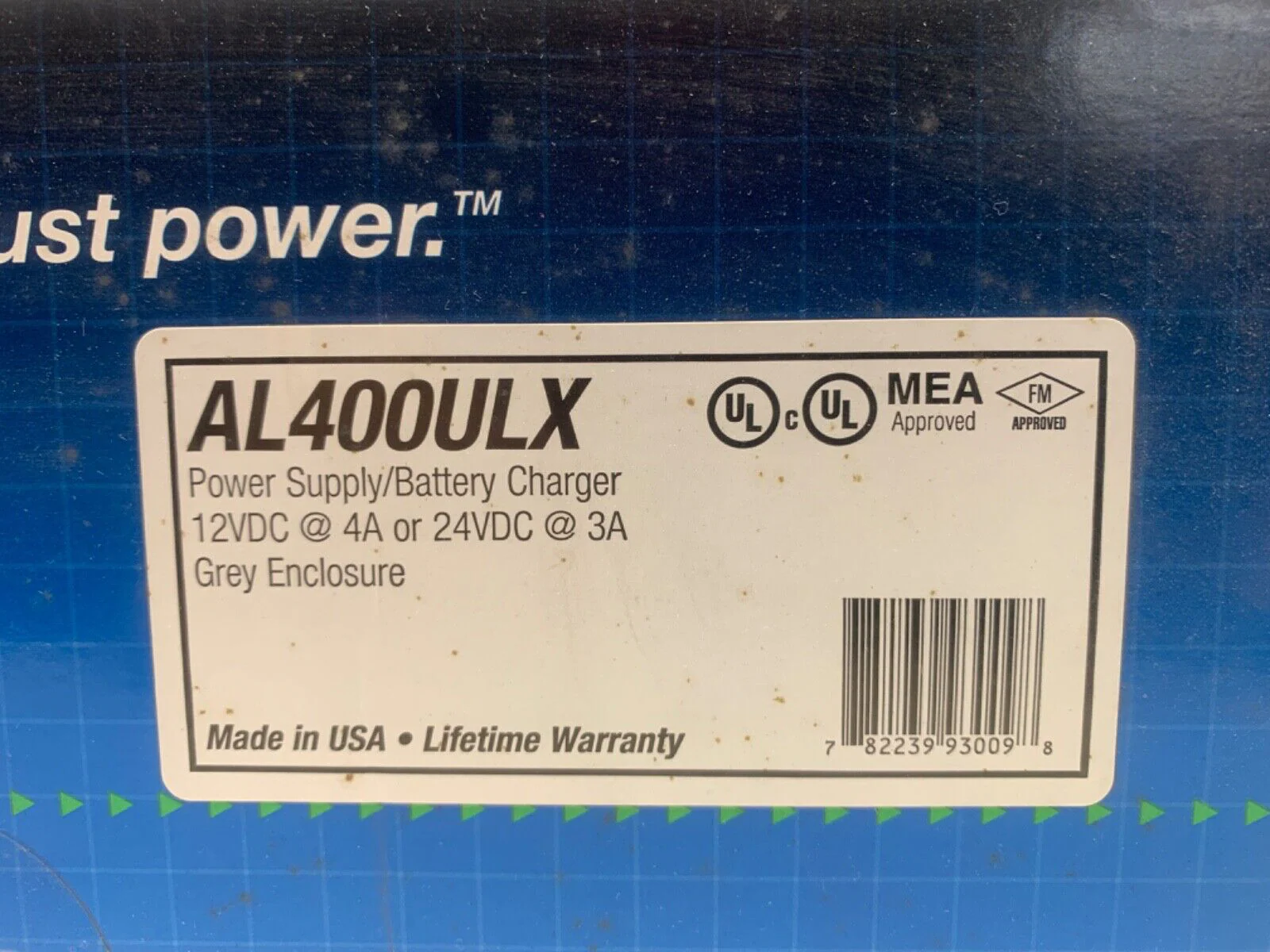 Altronix AL400ULX Power Supply/Battery Charger 12VDC @ 4A OR 24VDC @ 3A (Grey)