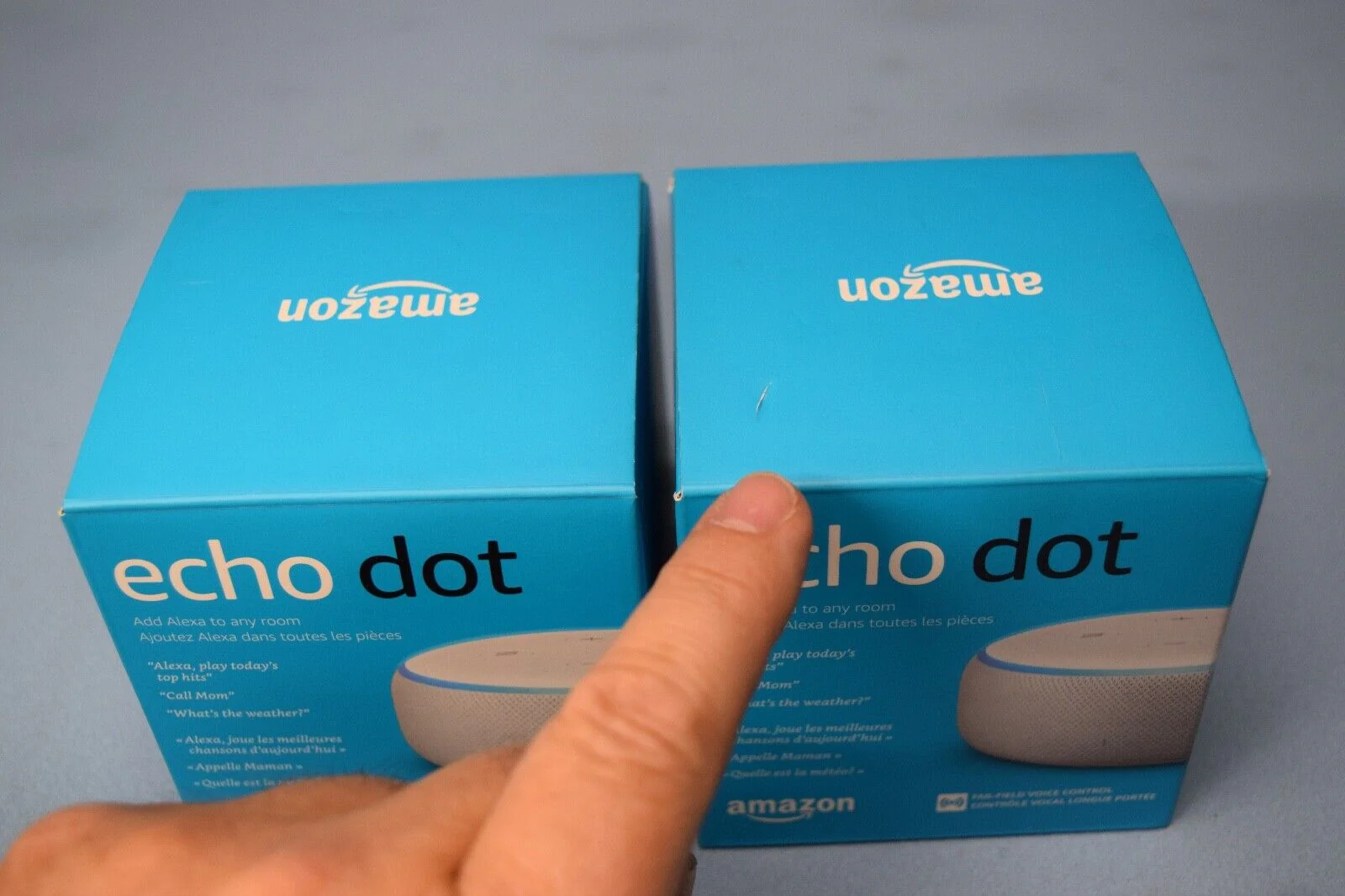 Amazon Echo Dot Speakers ( LOT OF 2 ) (3rd Generation) WHITE - Image 5