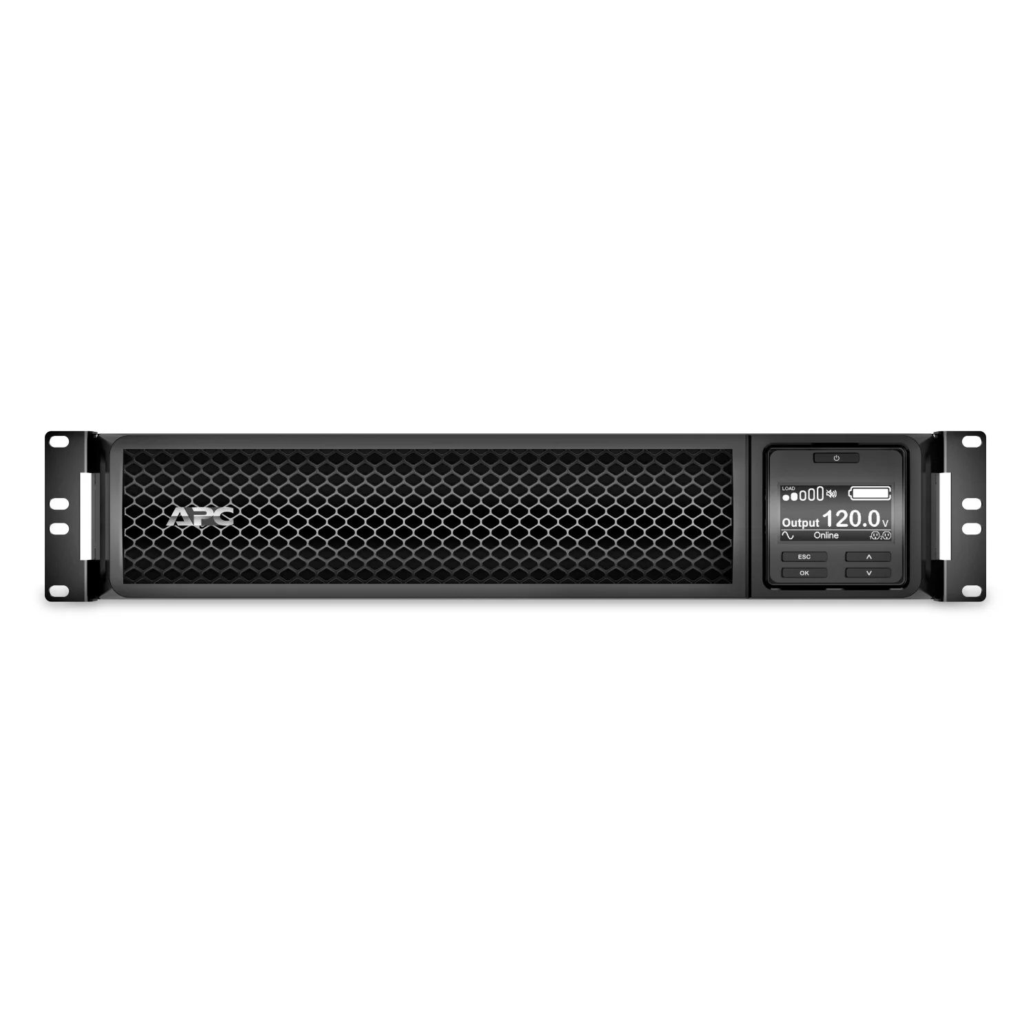 APC SMT2200R2X106 Smart-UPS 2200VA LCD RM 2U 120V W L5-20P, NEMA 5-20R outlets