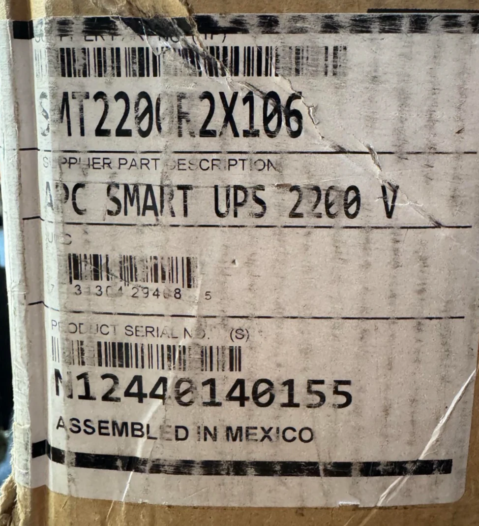 APC SMT2200R2X106 Smart-UPS 2200VA LCD RM 2U 120V W L5-20P, NEMA 5-20R outlets - Image 6