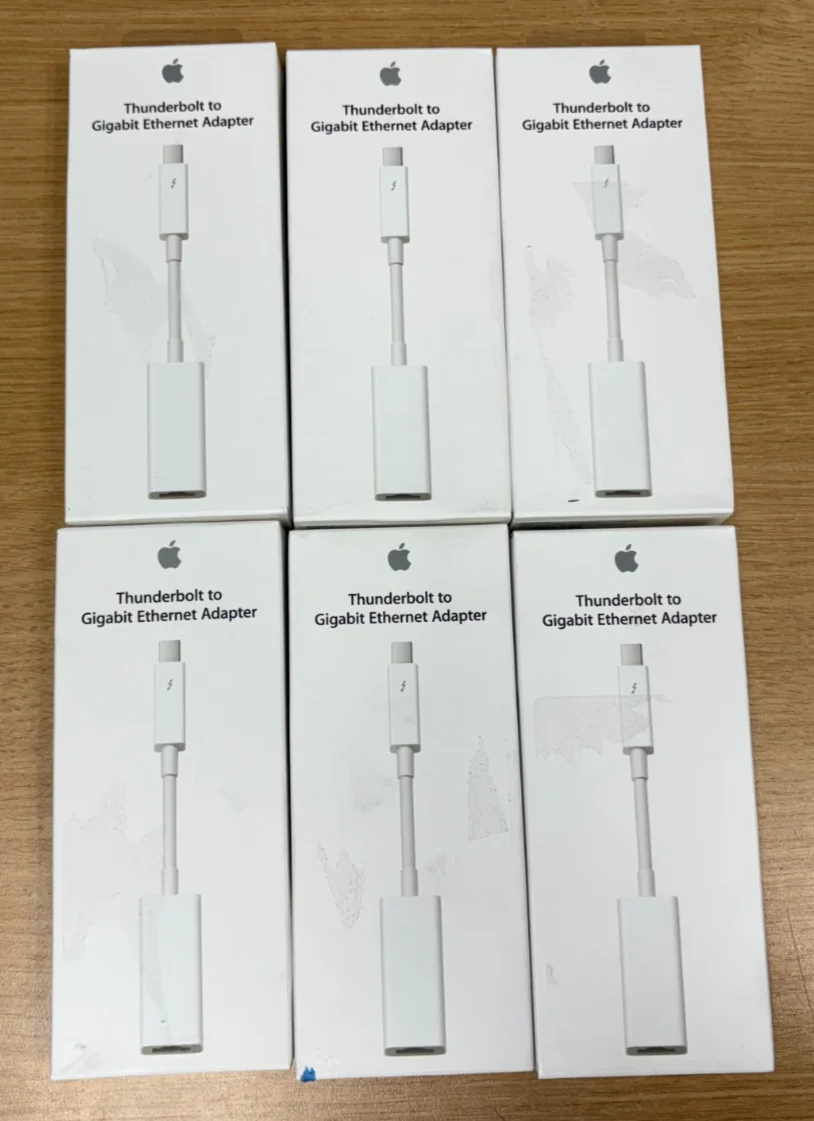 Apple A1433 Thunderbolt to Gigabit Ethernet Adapter (P/N: MD463LL/A)