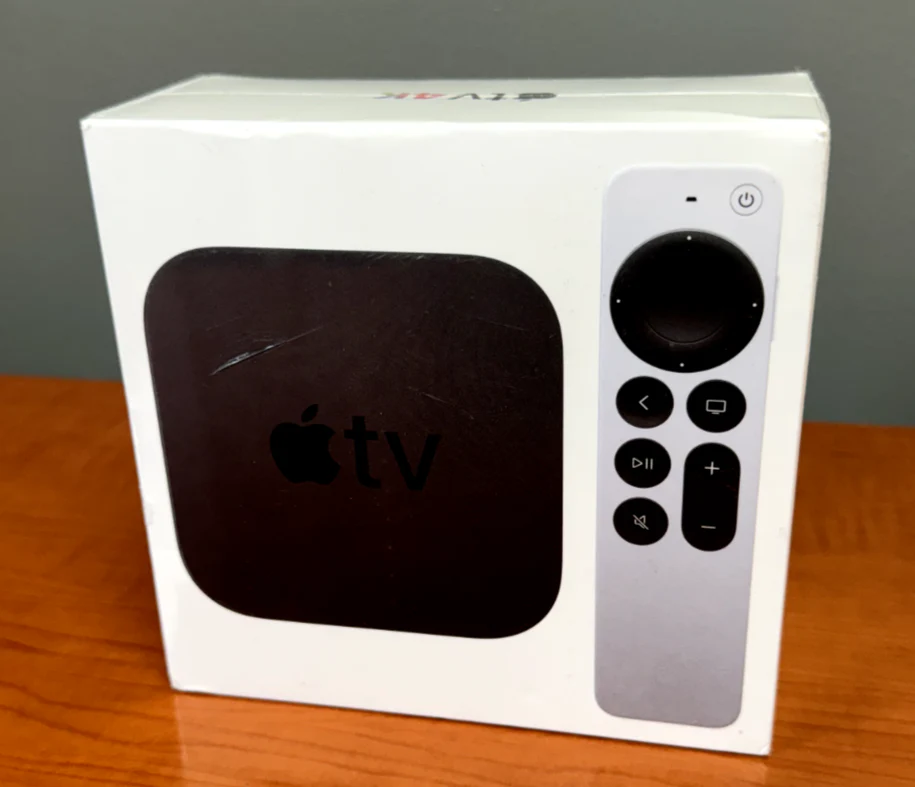 Apple TV 4K 64GB 4K HDR Wi-Fi Media Streaming Device 2nd Gen MXH02LL/A NEW