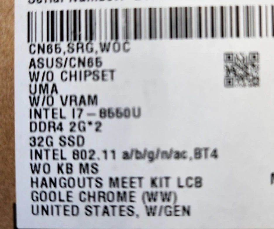 ASUS N7042U Chromebox 3 Hangouts Meet Hardware Kit 1.8GHz i7-8550U 4GB 32GB  NEW - Image 5
