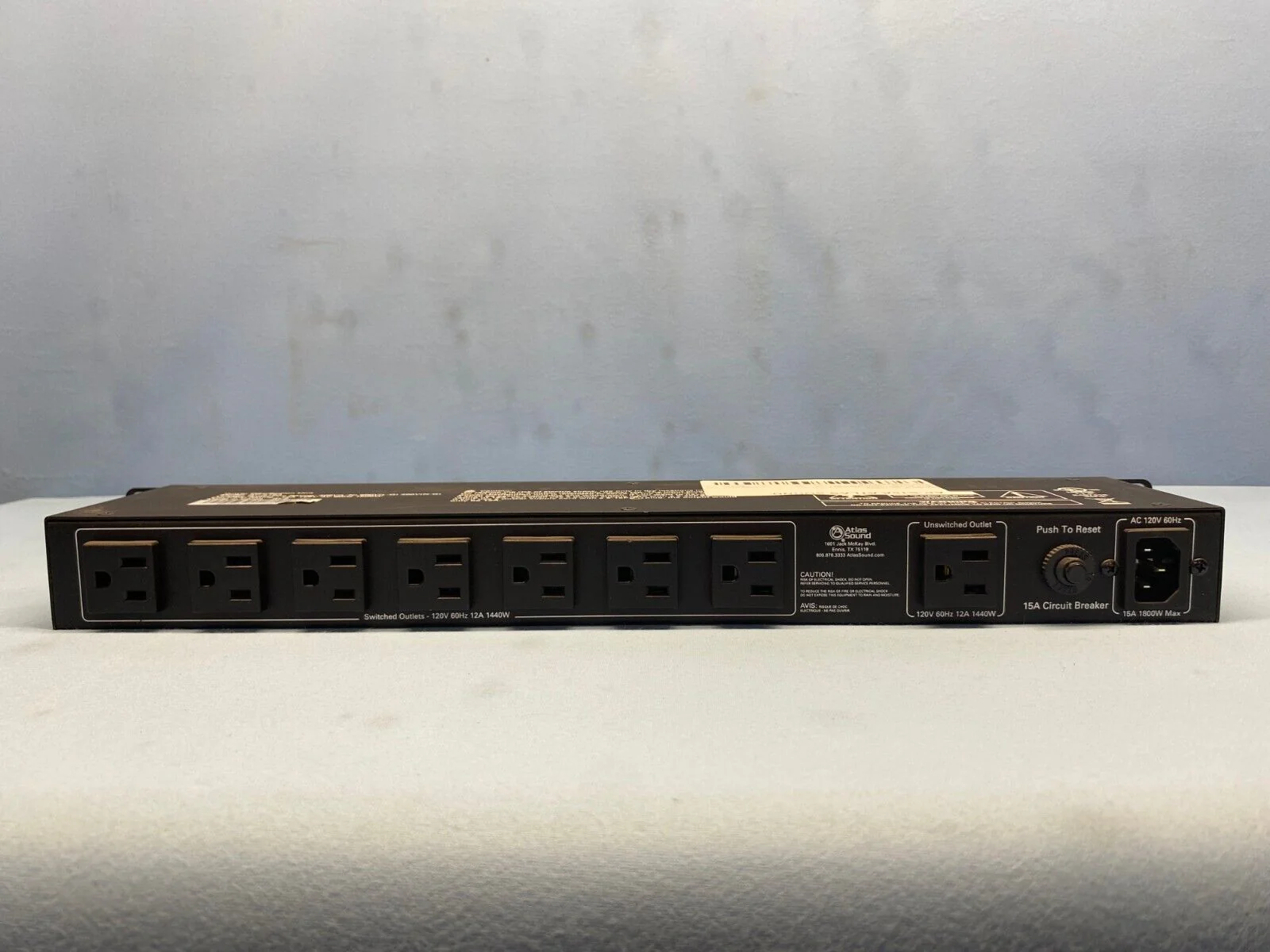 Atlas Power AP-S15A / 15A AC Power Conditioner & Distribution Unit - Image 3