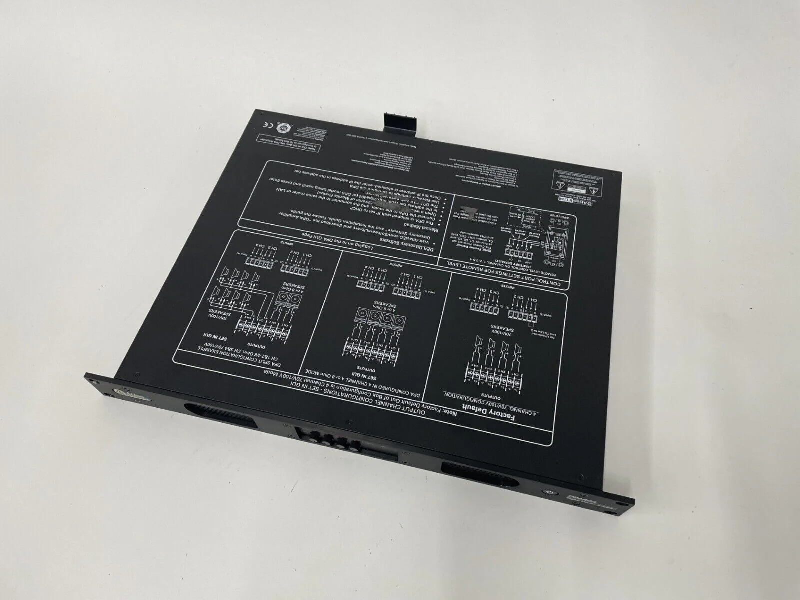 Atlas Sound DPA404 Networkable 400W 4-Channel Pro Audio Digital Power Amplifier - Image 5