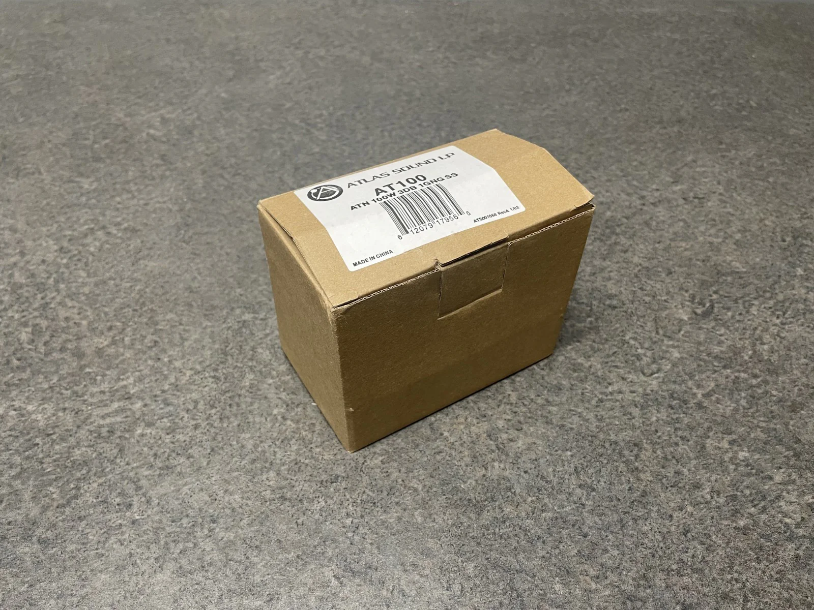 Atlas Sound LP AT100 100-Watt Stainless Steel 70.7-Volt Commercial Attenuator
