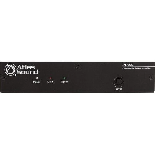Atlas Sound PA60G 60W Single-Channel Power Amplifier with Global Power Supply - Image 4