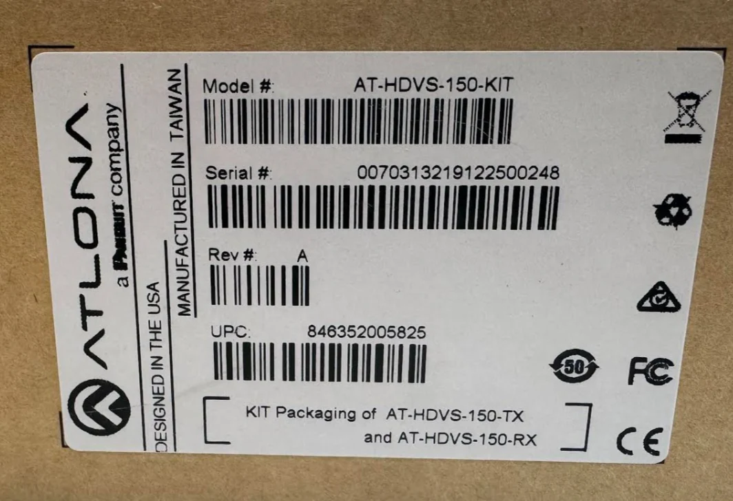 Atlona AT-HDVS-150-KIT HDBaseTTM extender kit for AV, power, and control - Image 3