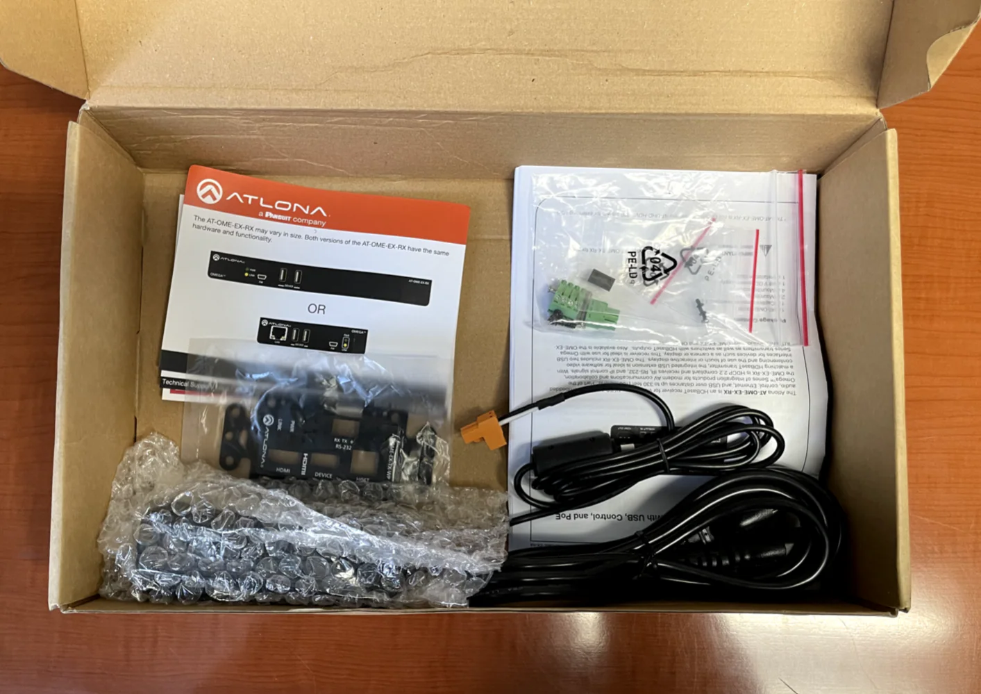 Atlona AT-OME-EX-WP Kit Wallplate HDBase T Extender Kit w/ HDMI Input & USB Hubs - Image 4