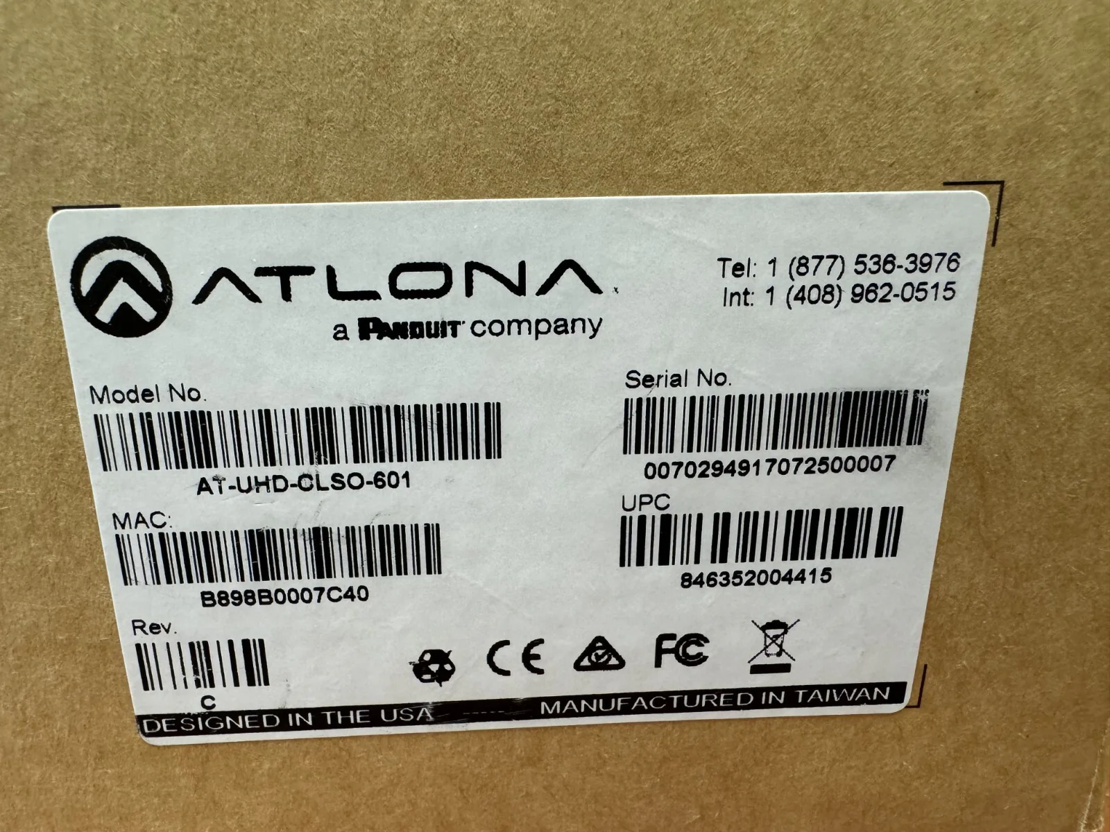 Atlona AT-UHD-CLSO-601 4K/UHD 6-Input Multi-Format Switcher w/ HDMI/HDBaseT Out - Image 2