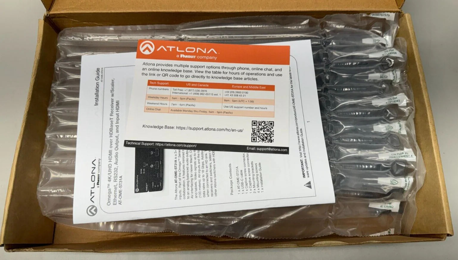 Atlona Technologies AT-OME-ST31A 3 Input Switcher / Transmitter USB-C HDMI - Image 2