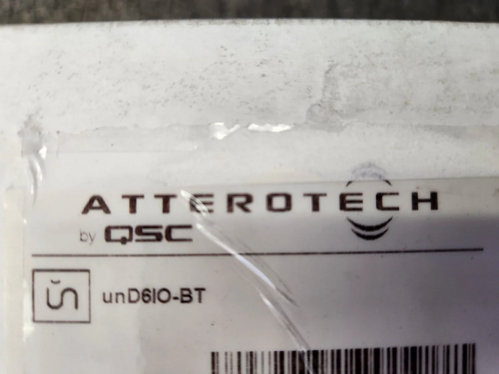 Attero Tech QSC unD6IO-BT Dante Networked Audio Wall Plate 4X2 FG-901389-02 - Image 2