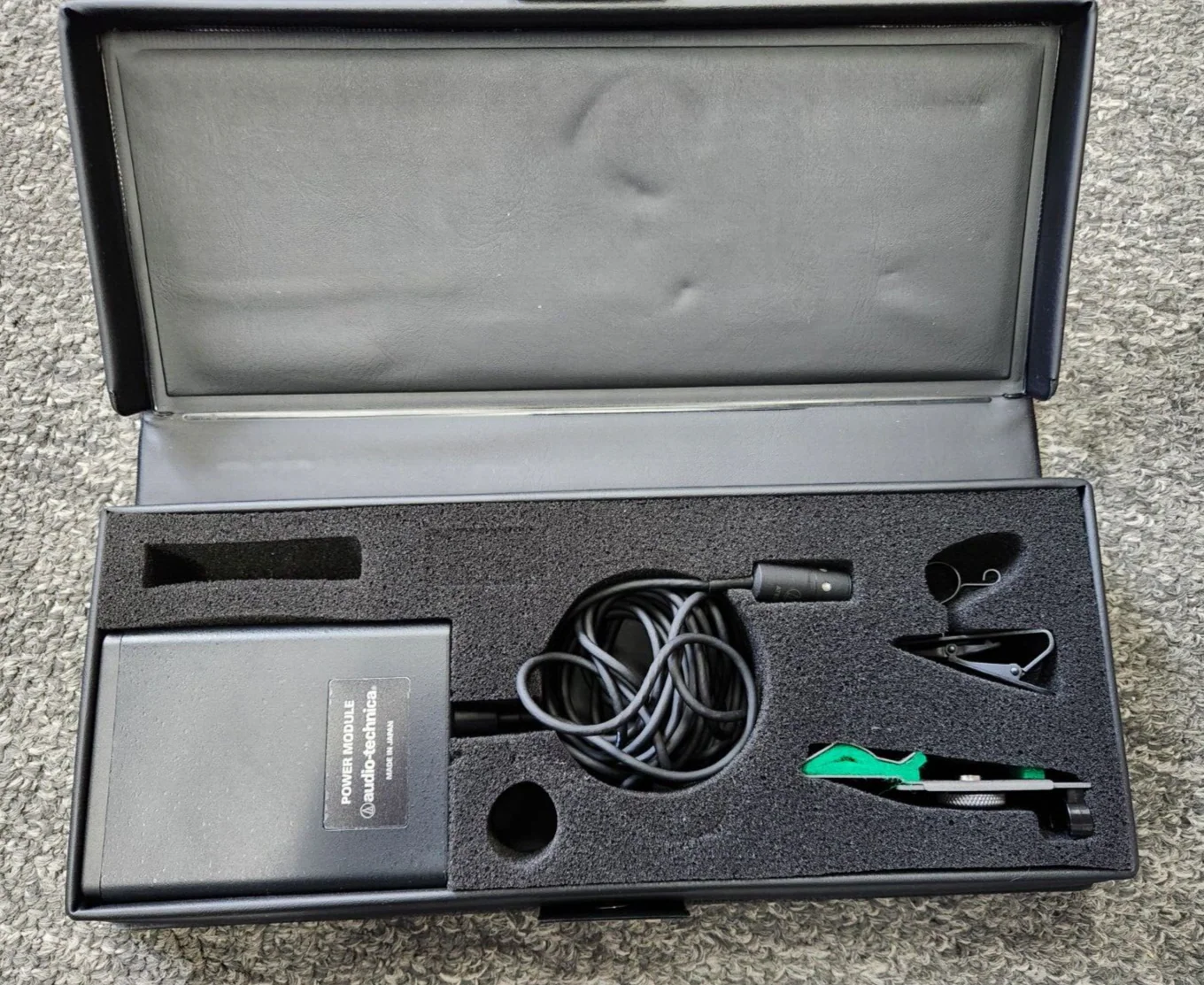 Audio-Technica AT831b Condenser Lavalier Microphone + AT8531 Power Module NOB - Image 2