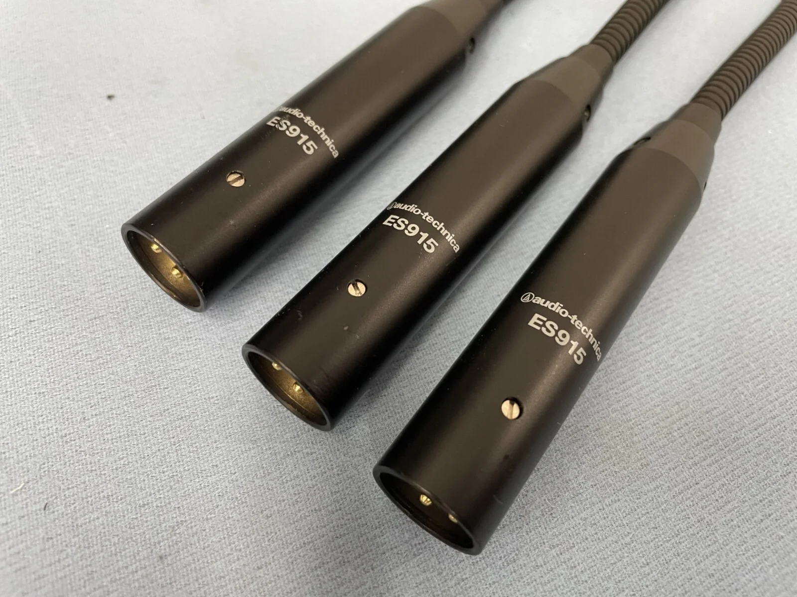 Audio-Technica ES915 Cardioid Condenser XLR Gooseneck Microphone - LOT of 3 - Image 2