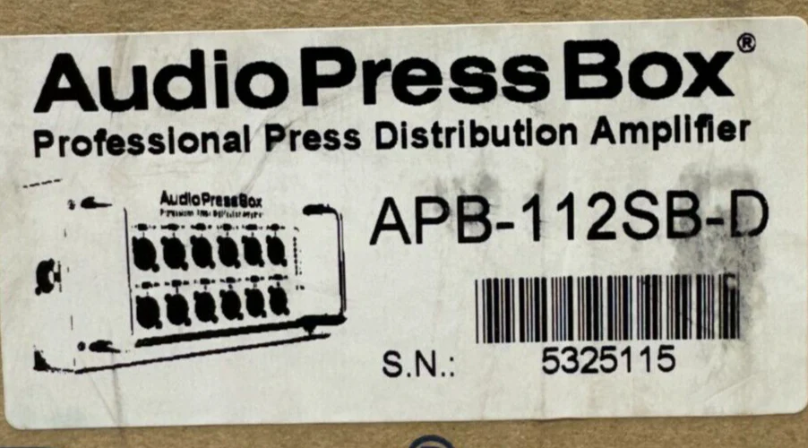 AudioPressBox APB-112 SB-D 1 channel DANTE input and 12 LINE/Mic outputs - Image 4