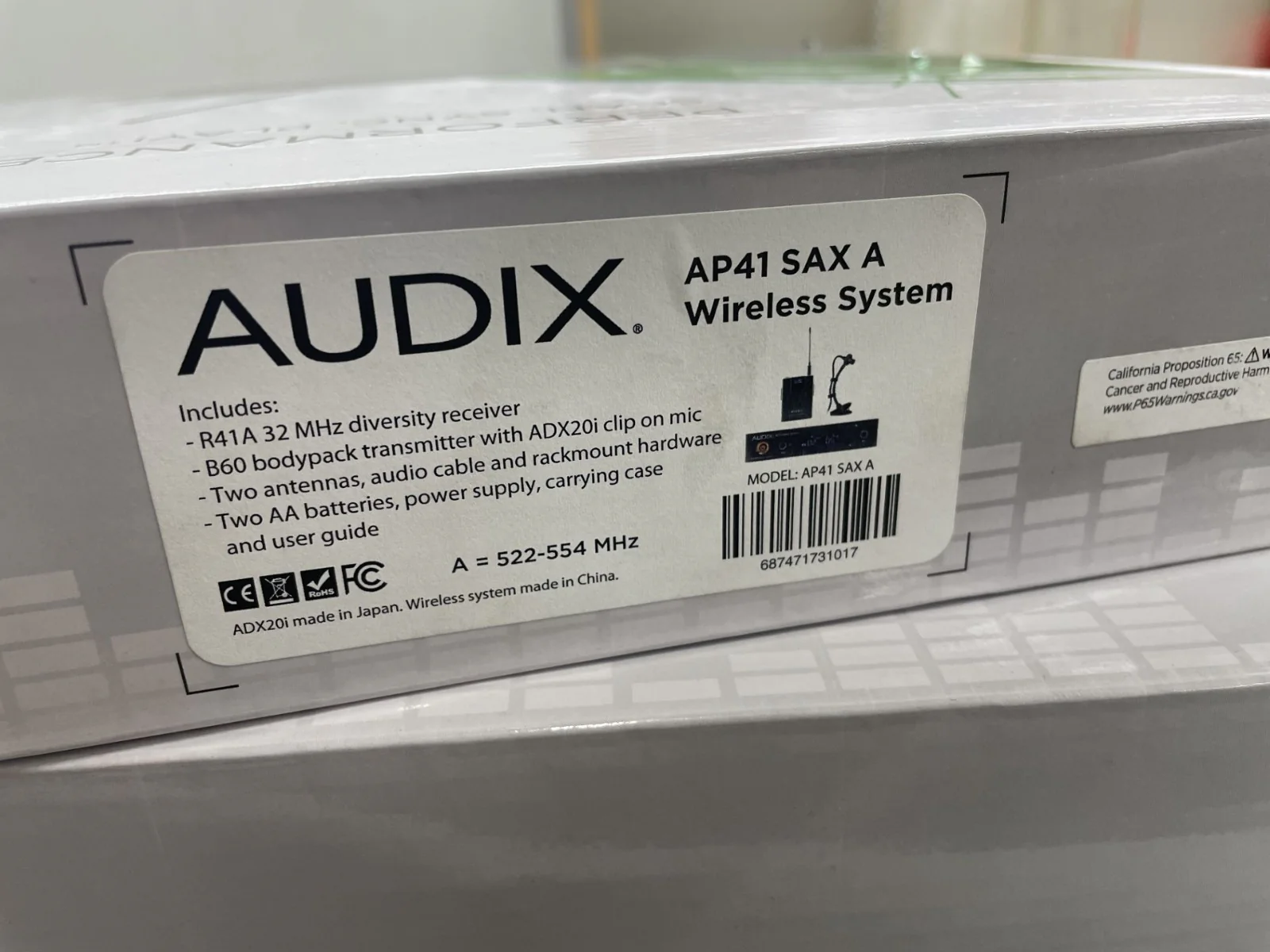 Audix AP41 SAX A Professional Diversity Wireless Microphone System w/ Instrument - Image 2