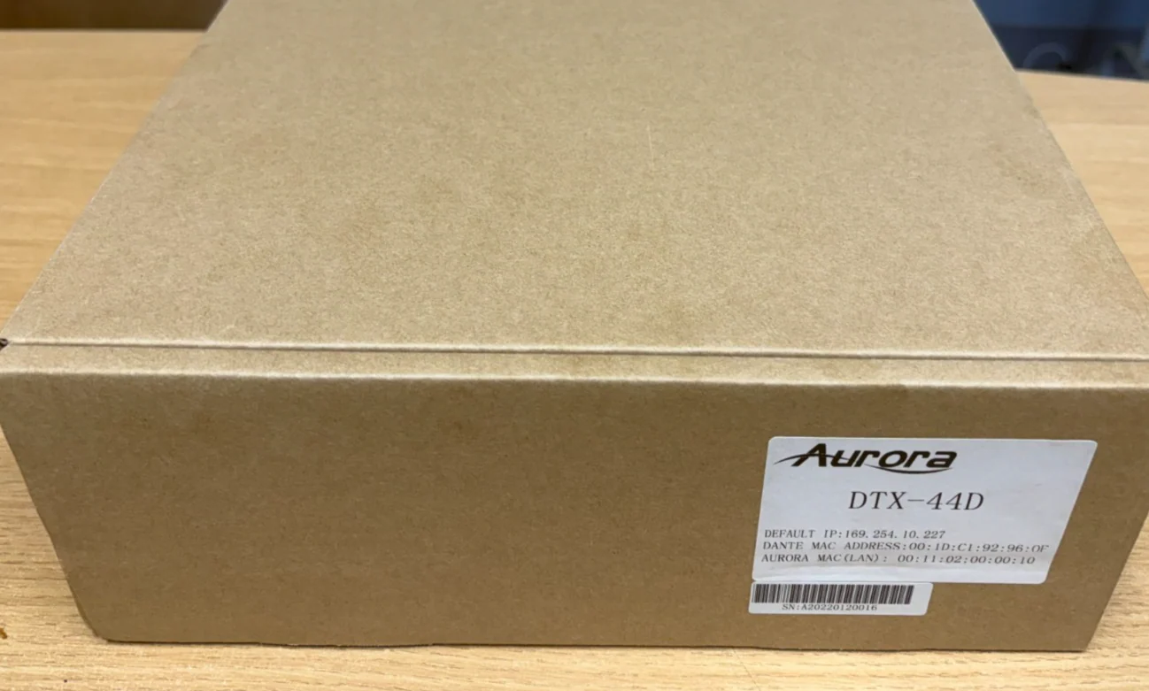 Aurora DTX-44D 4x4 Dante audio DSP with 4x4 analog I/O - Image 3