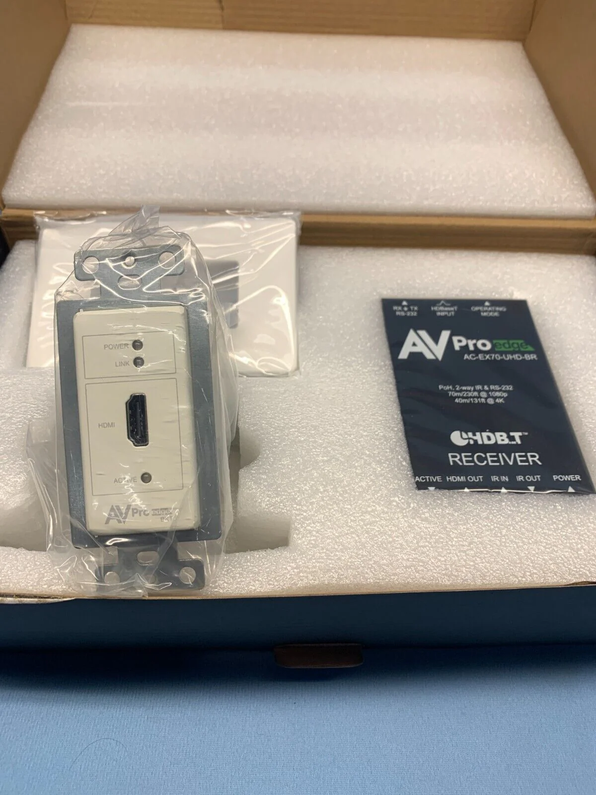 AV PRO edge  AC-CXWP-HDMO-BKT / 70M HDMI Auto-Sensing Wall Plate Kit - Image 4