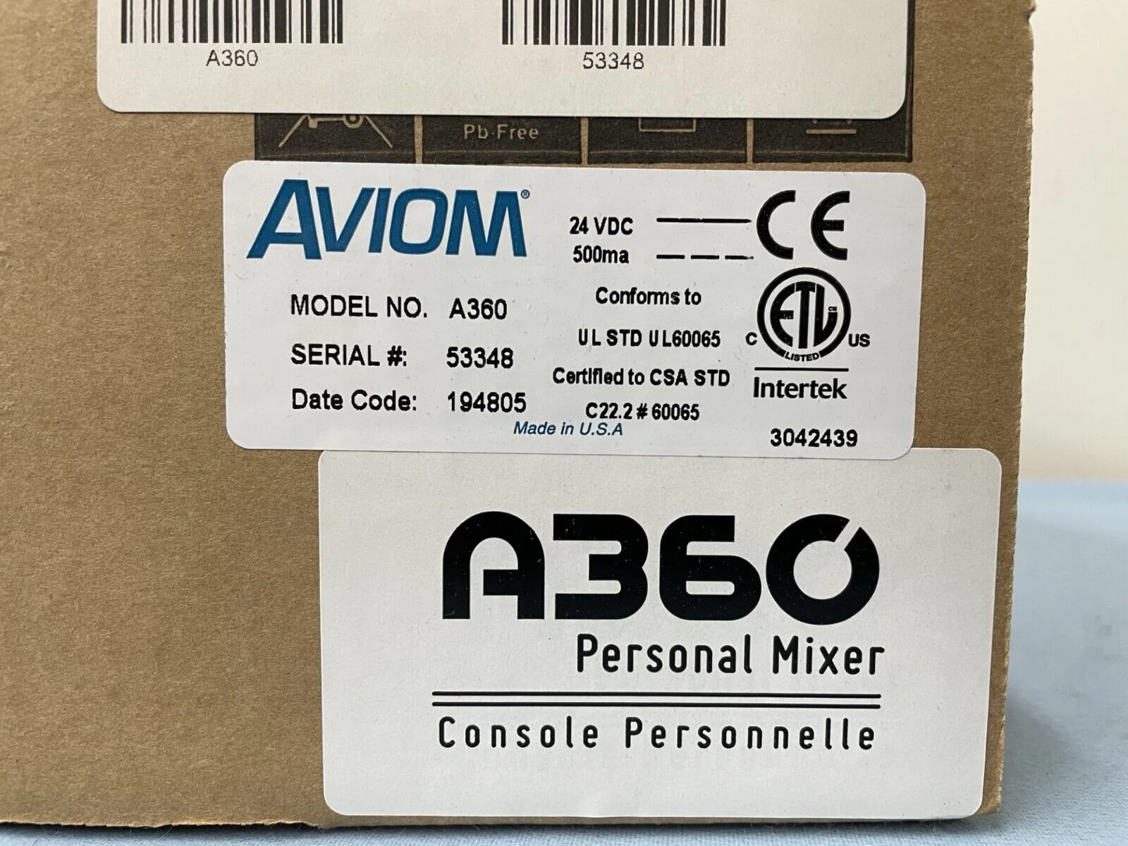 Aviom A360 Personal Monitor Mixer / Pro Audio Instrument Mixing - Image 3