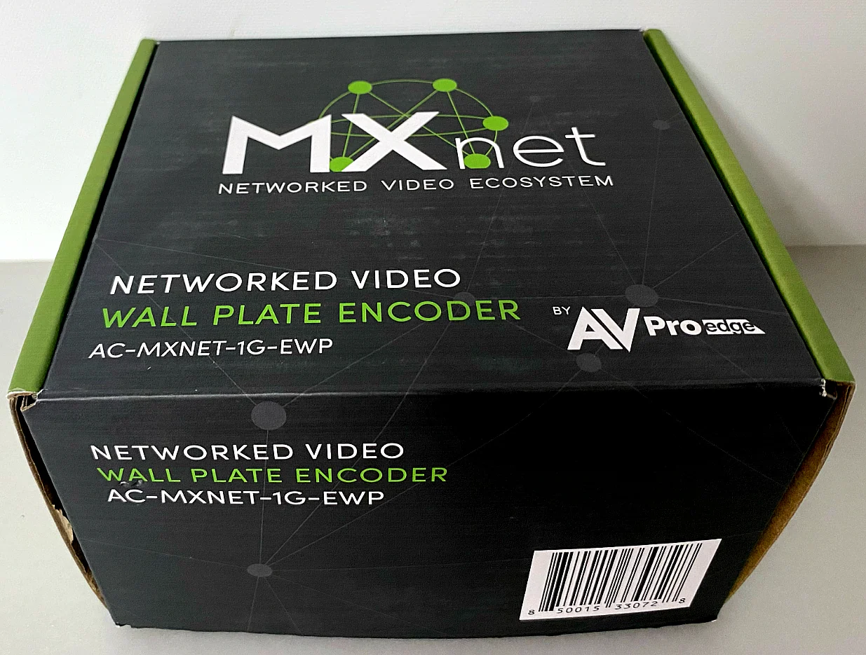 AVPRO EDGE Networked Video Wall Plate Encoder / AC-MXNET-1G-EWP - Image 2
