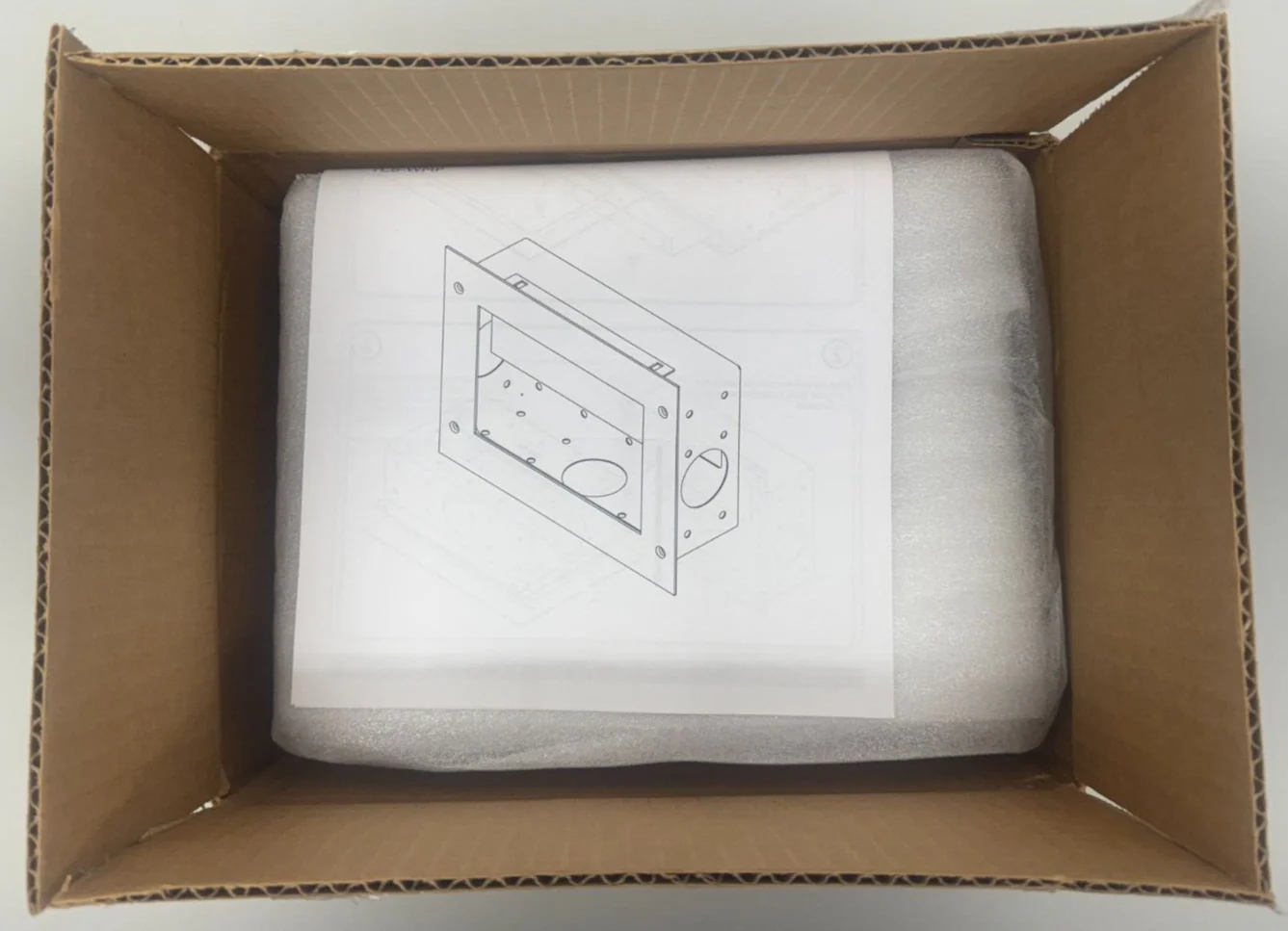 AVTEQ TC8-WMP In-Wall Flush Mount for Poly TC8, White - Image 3