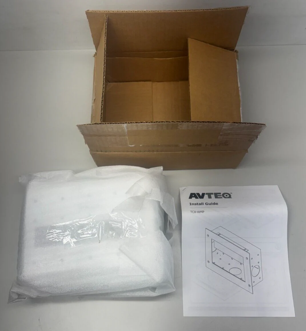 AVTEQ TC8-WMP In-Wall Flush Mount for Poly TC8, White - Image 4