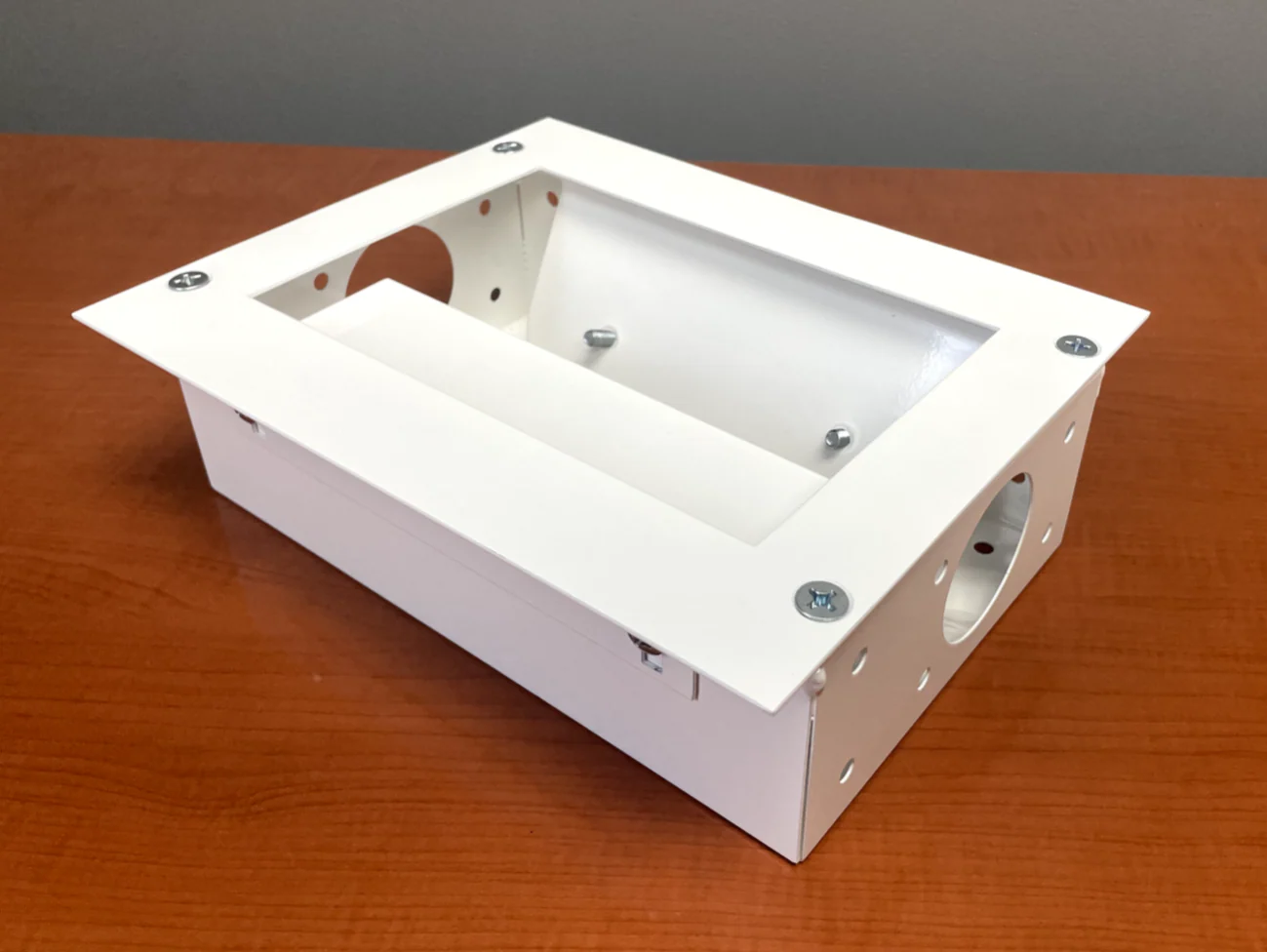 AVTEQ TC8-WMP In-Wall Flush Mount for Poly TC8, White