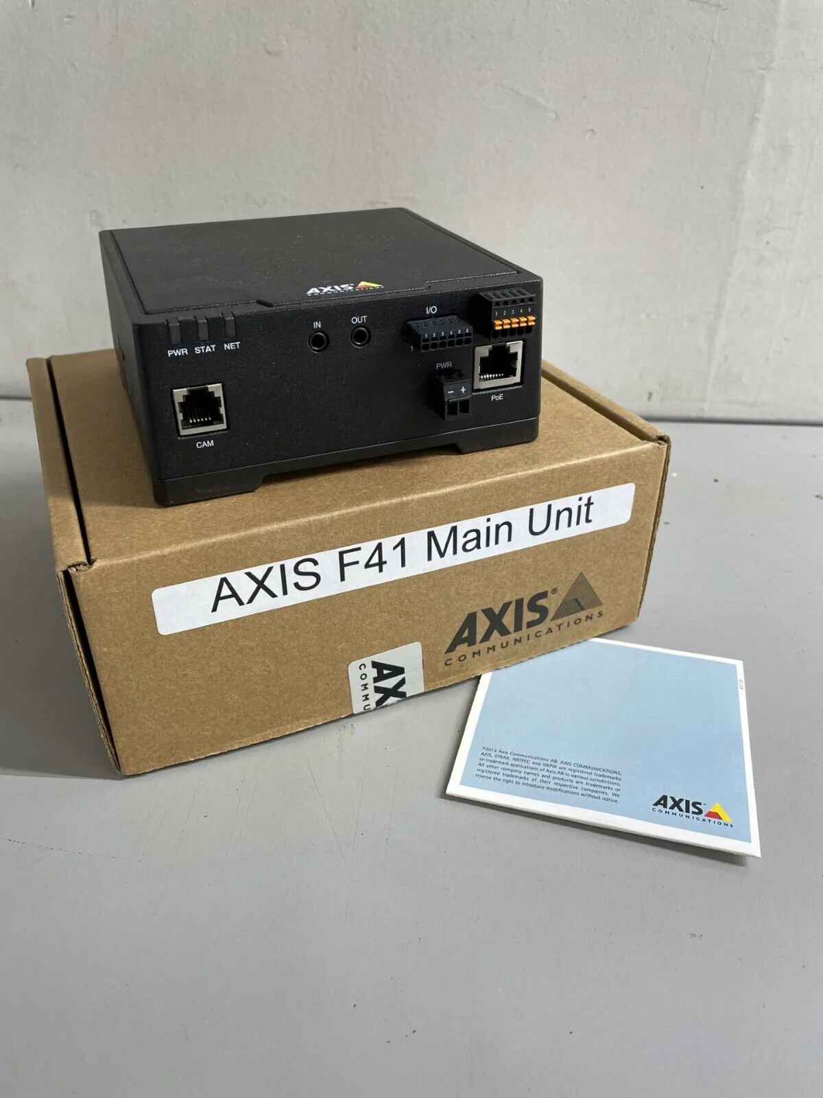 Axis F41 Main Unit / Rugged Design with WDR and HDTV 1080p Surveillance