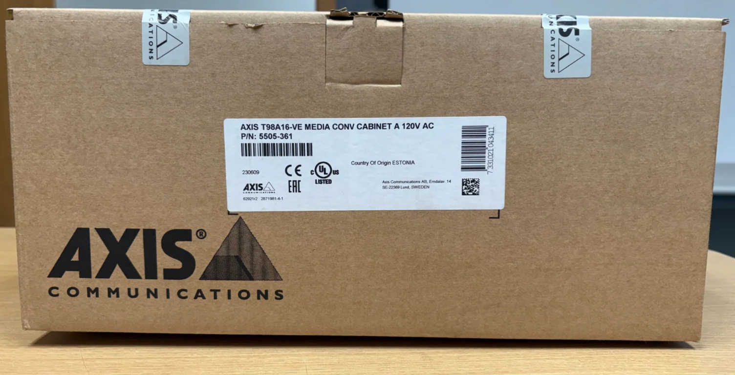 AXIS T98A16-VE Outdoor-Ready Media Converter Cabinet A 120VAC - Image 2