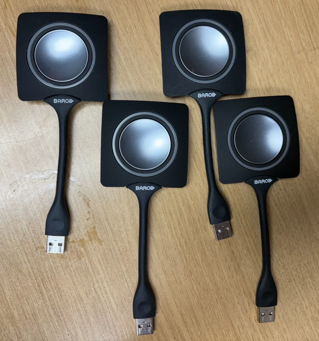 Barco ClickShare Buttons USB Type A | LOT OF 4 | (P/N: R9861006D01)