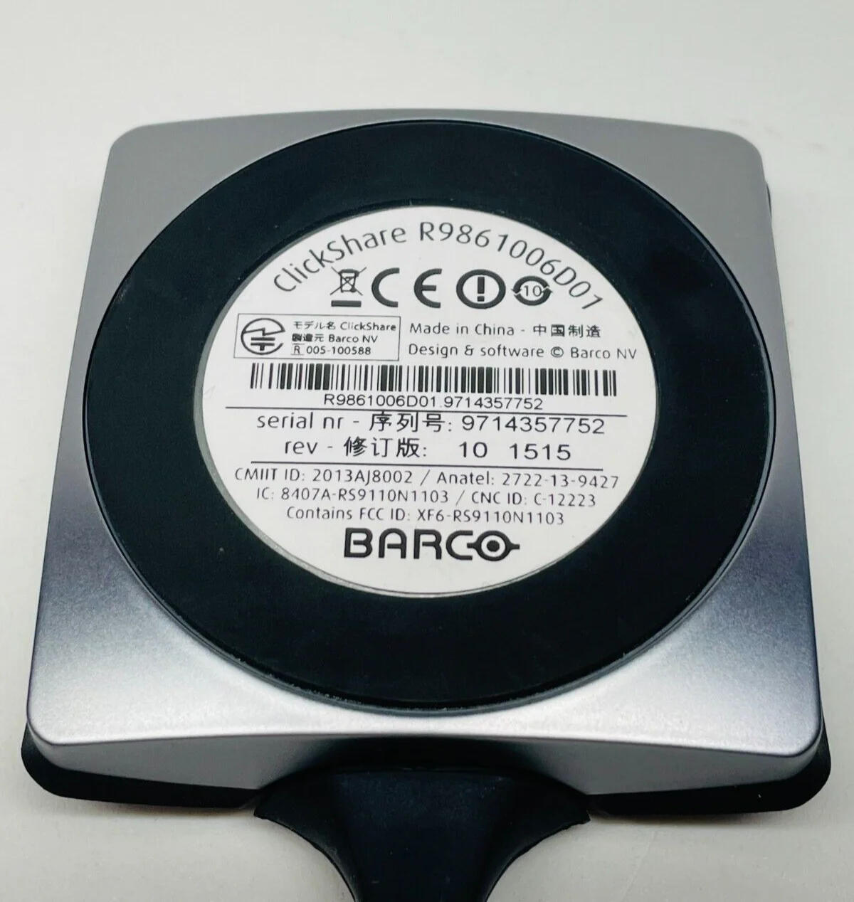 Barco ClickShare CSE-200+ Wireless Presentation System, 3 Buttons with Tray - Image 6