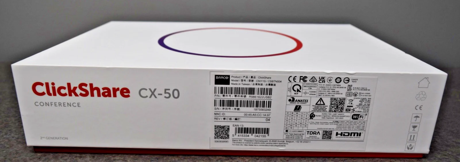 Barco ClickShare CX-50 Gen 2 Conferencing Solution