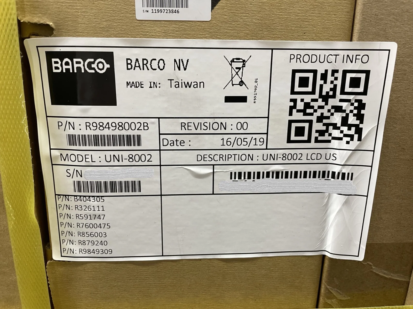 Barco UniSee UNI-8002 800 Bezel-Less Tiled LCD Video Wall System - R98498002B - Image 3