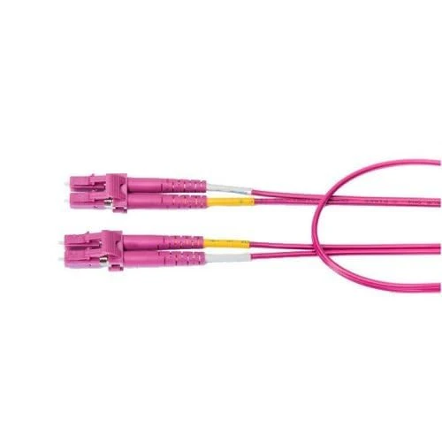 Belden FP4LDLD003M Fiber LC-LC MM OM4 patch cord Violet LOT OF 6 - Image 2