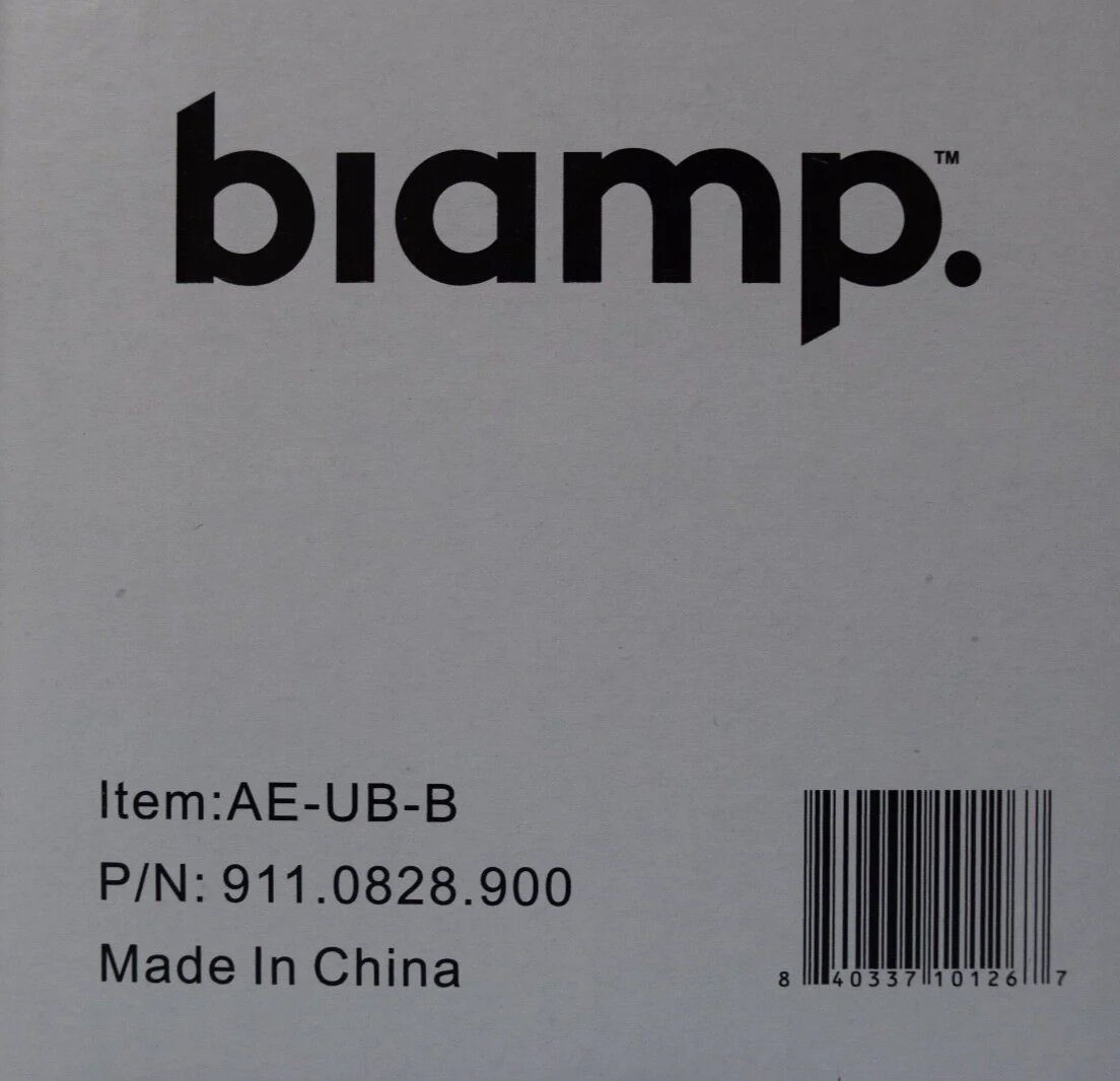 Biamp AE-UB-B Cambridge Universal Mounting Bracket BLACK LOT OF 8 - Image 3