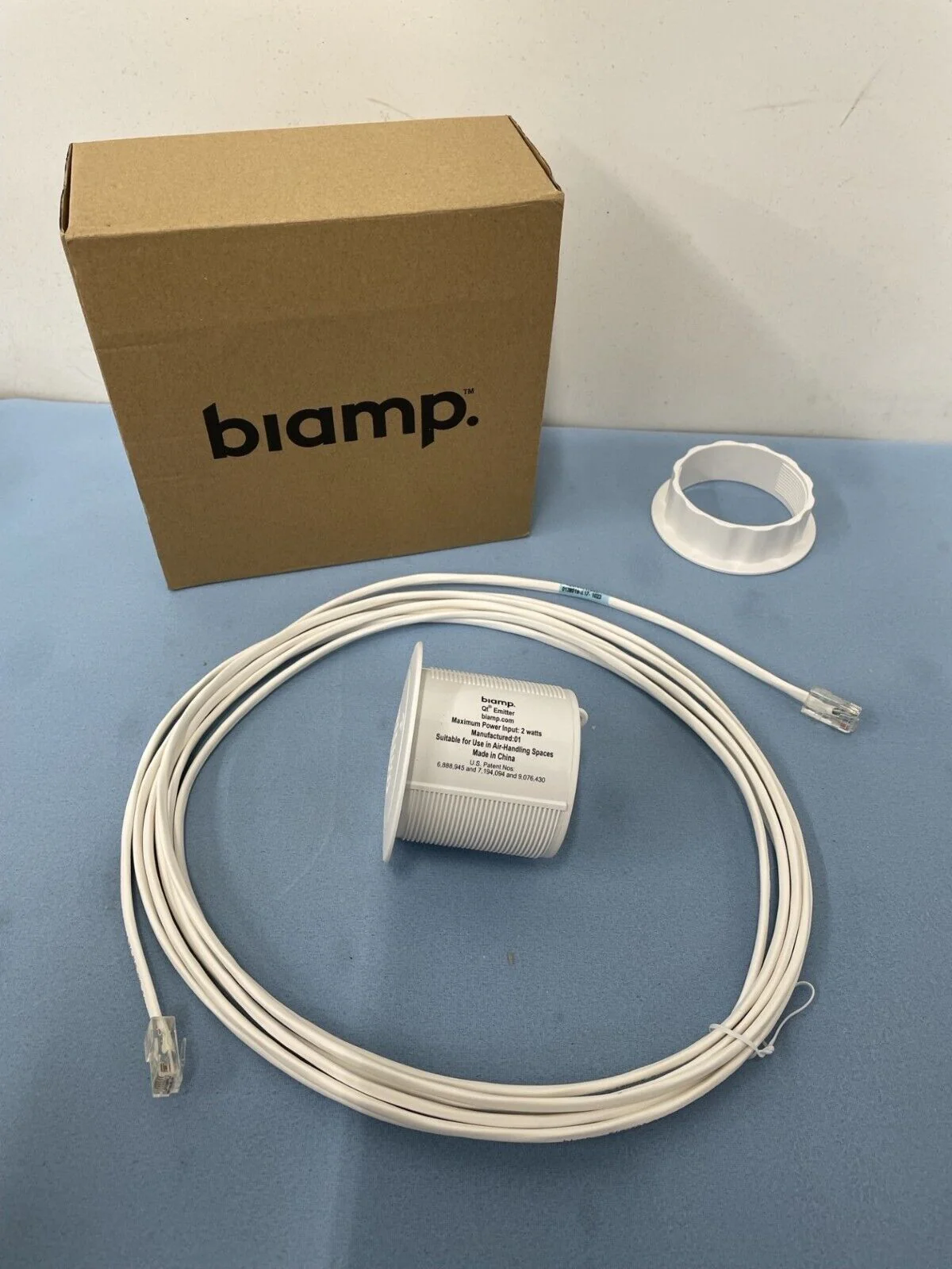 Biamp Cambridge Soundworks QT-Emitter Sound Masking Speaker - LOT of 9 - Image 2