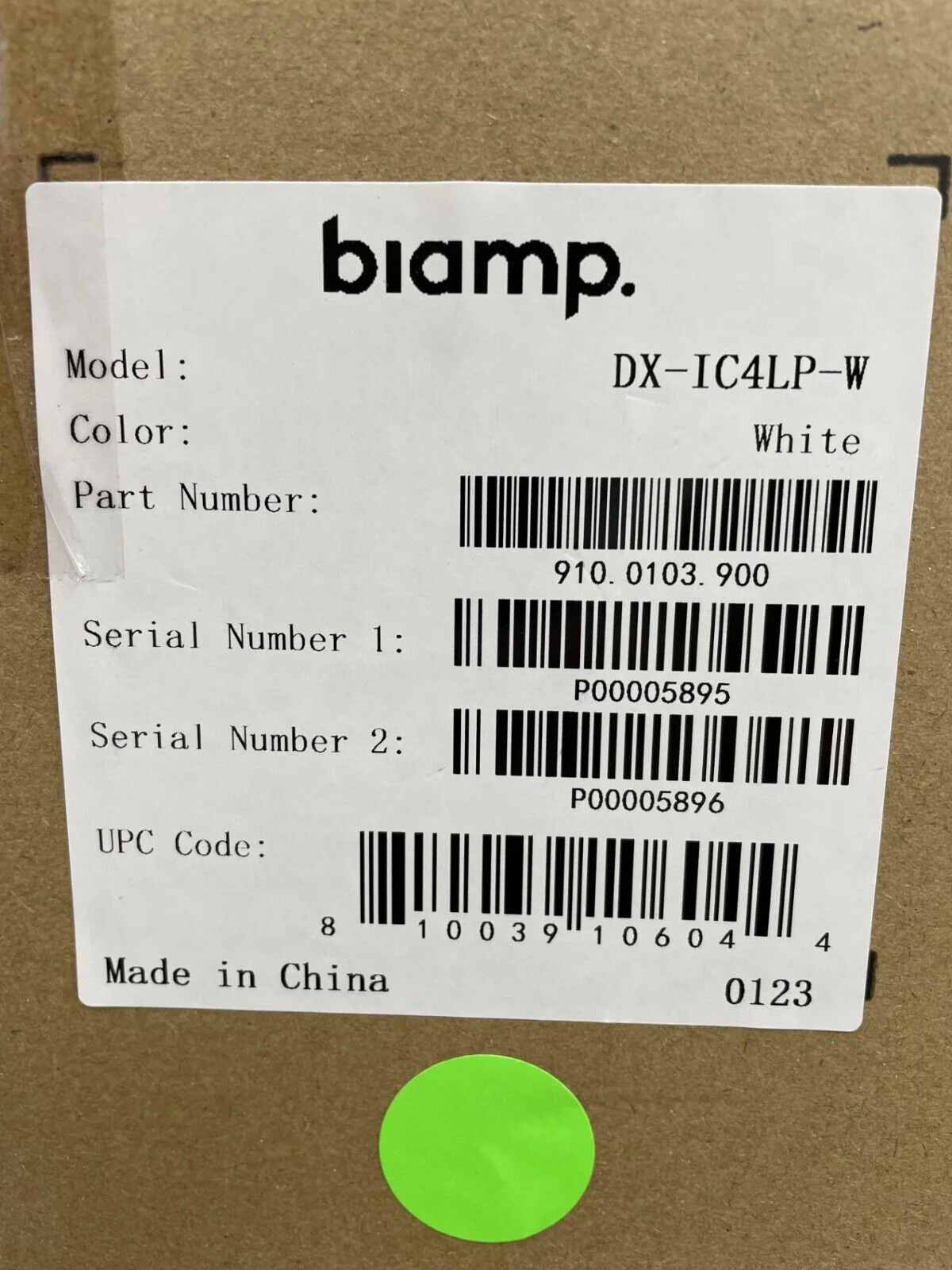 Biamp Desono DX-IC4LP-W 4.5" Low Profile In-Ceiling Pro Audio Loudspeaker - PAIR - Image 4