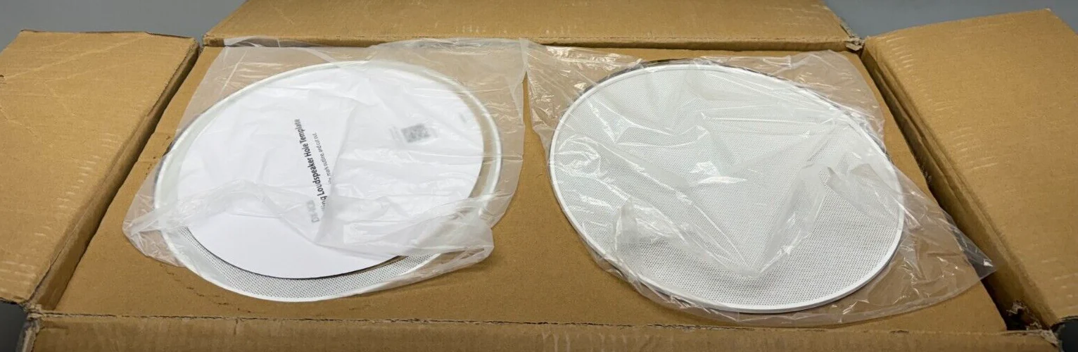 Biamp DX-1C6-W 6.5" 2-Way High Efficiency Ceiling Mount Loudspeaker - White Pair - Image 3