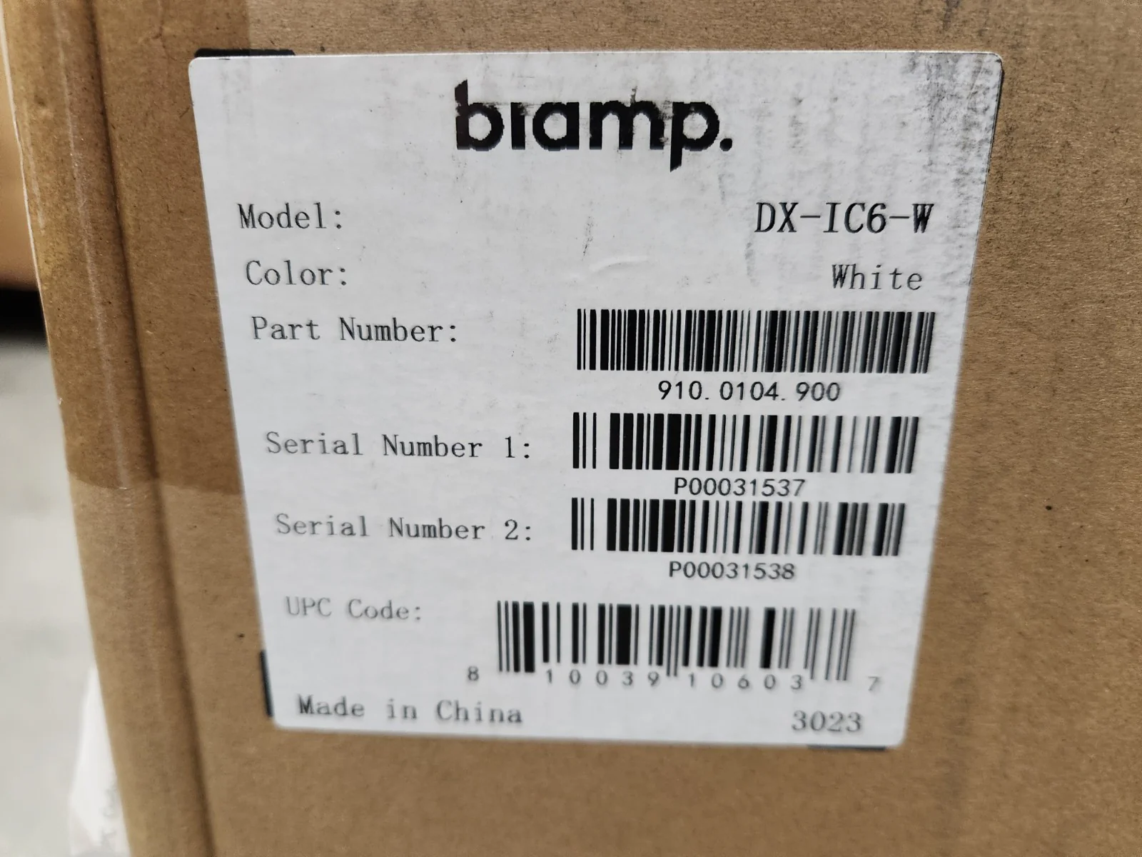 Biamp DX-IC6-W 6.5” High Eff Coaxial In-Ceiling Loudspeaker 910.0105.900 PAIR - Image 2